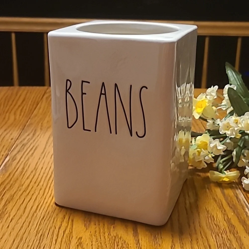 Raw Dunn Beans Canister- No Lid